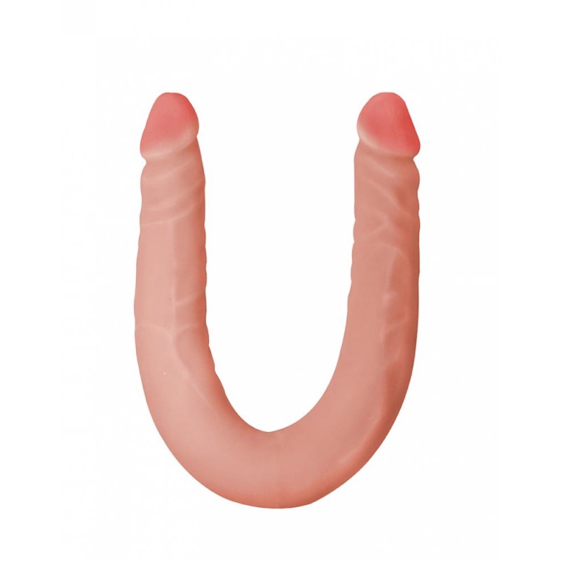 Dildo dwustronne penis członek sex cyberskóra 44cm